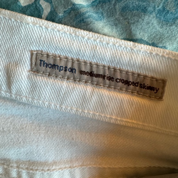Citizens White Thompson Crop Jeans - Picture 8 of 13